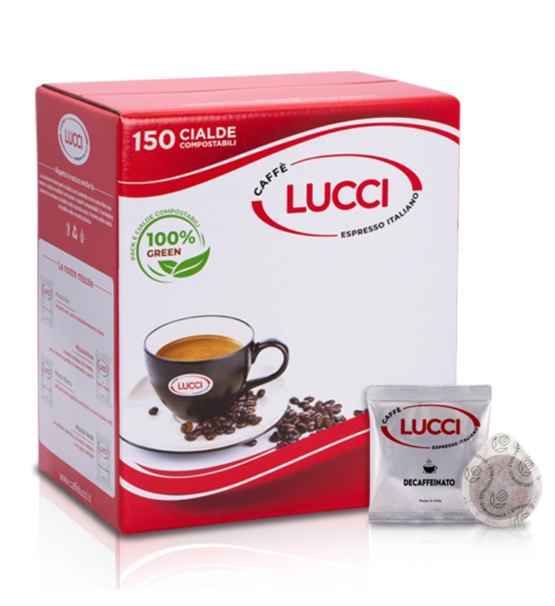 150 cialde, Caffè Lucci Decaffeinato