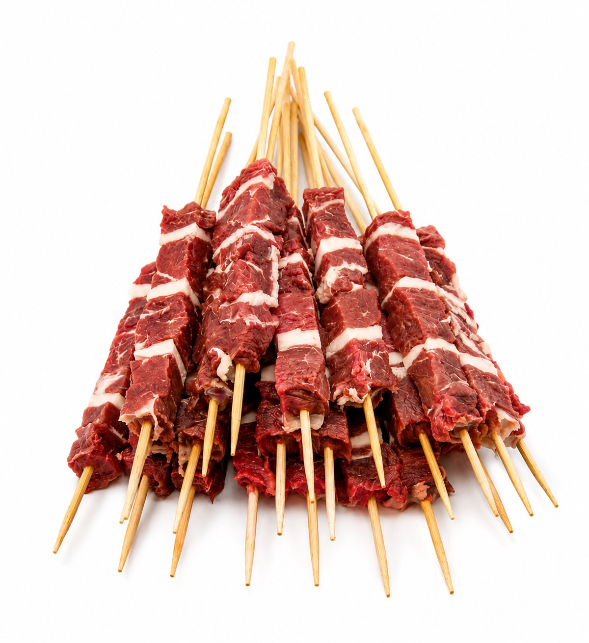 Arrosticini di Pecora 30g – Confezione 2028 Pezzi (12x169) Pronti da Cuocere