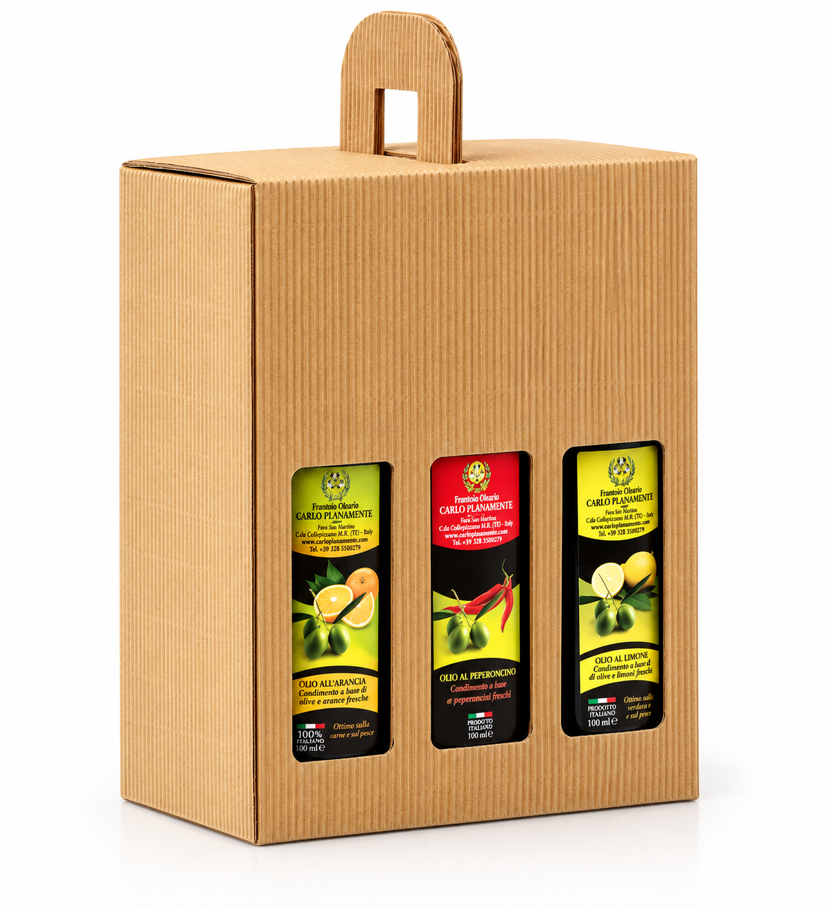 Confezione Regalo 6 Oli Extravergine e Aromatizzati – Natale e Prodotti Tipici Abruzzesi