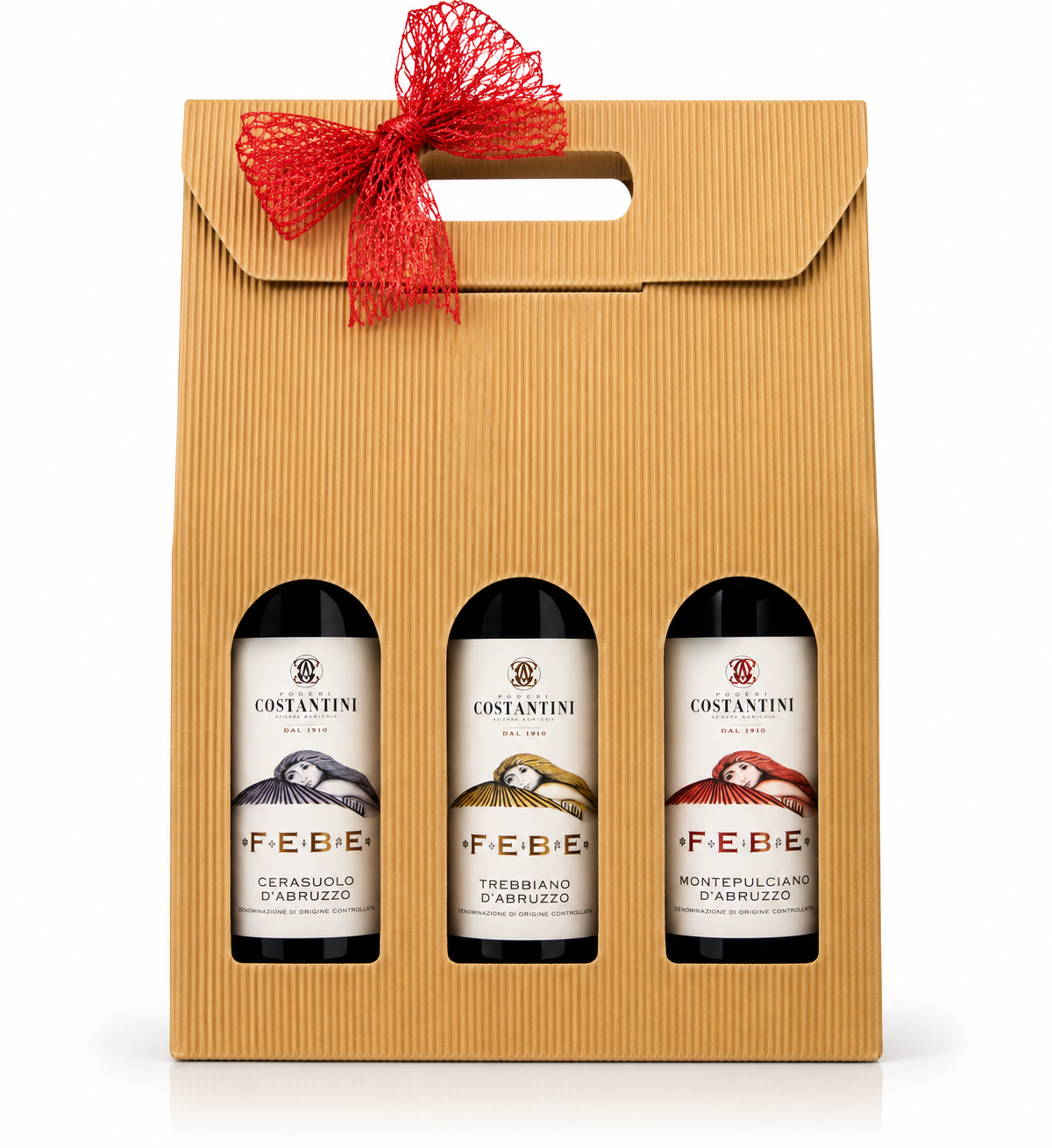 Confezione Regalo Vini Costantini Linea Febe – Natale e Prodotti Tipici Locali