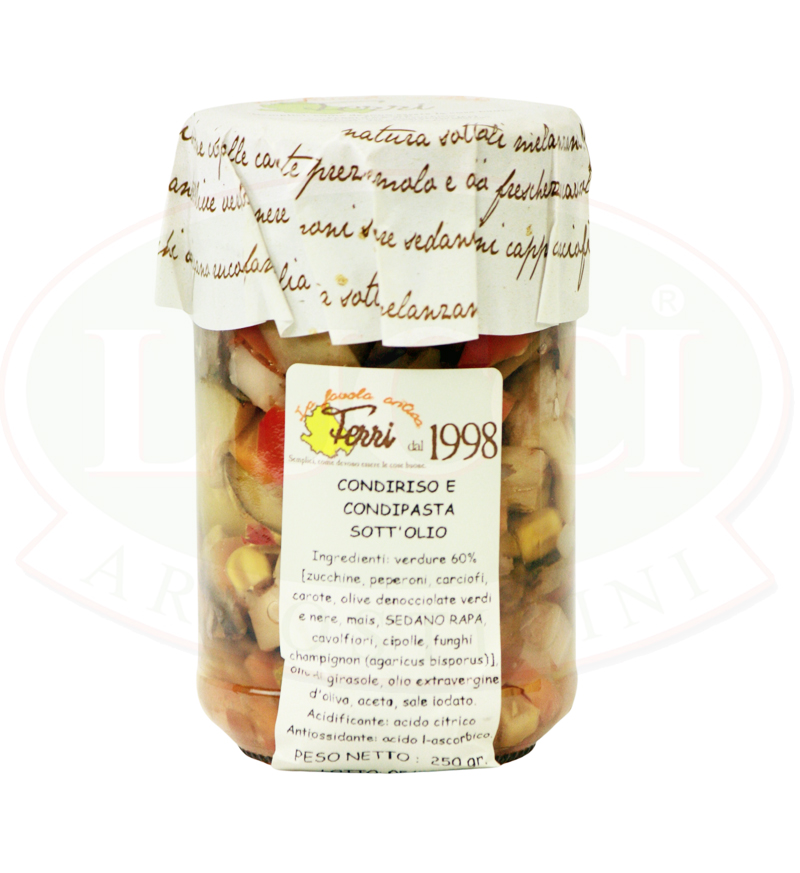 Condiriso e Condipasta sott'olio 250g