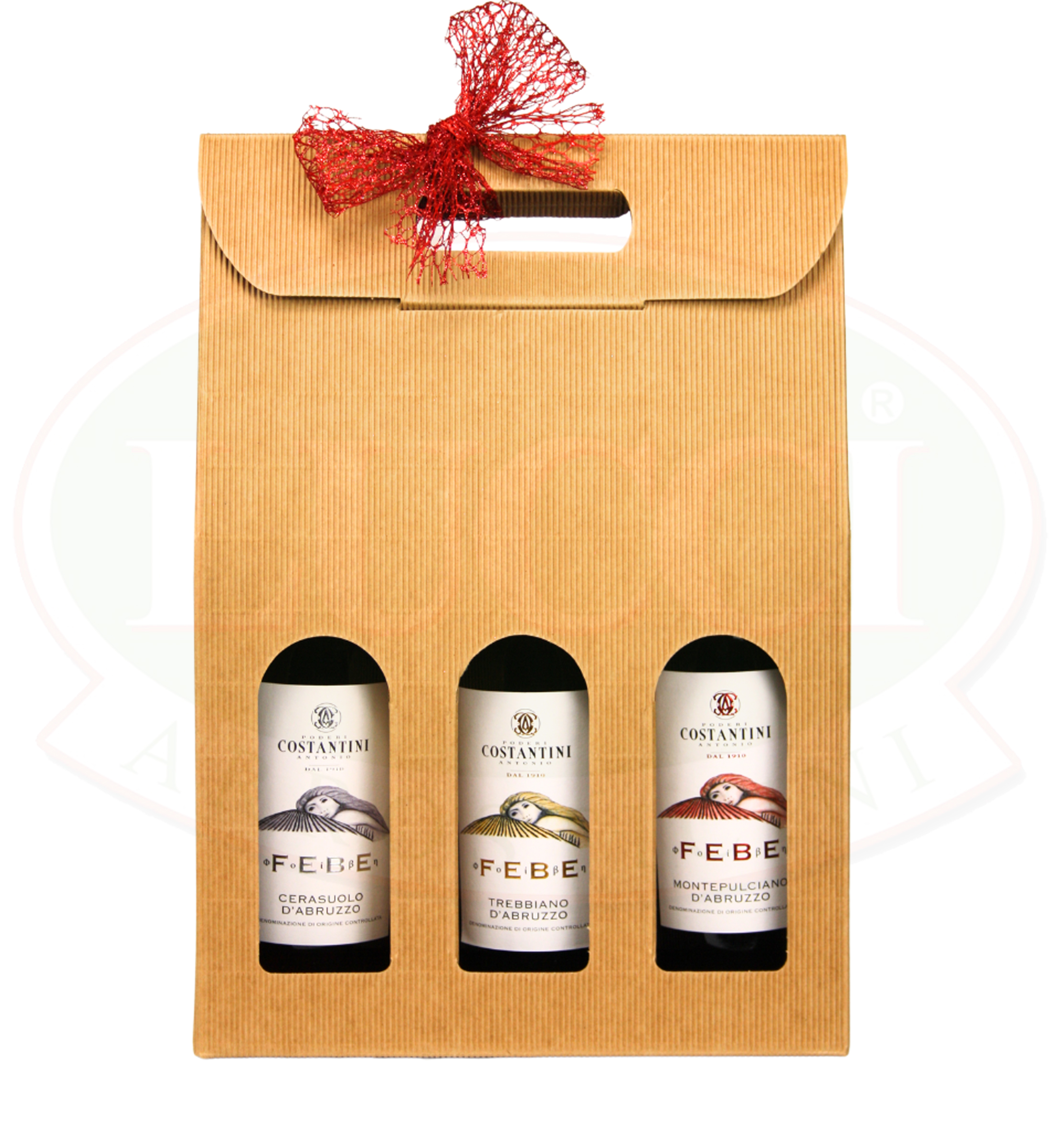 Cesto Regalo Vini Costantini linea Febe